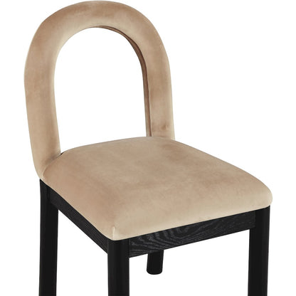 Conrad Beige Velvet Dining Chair