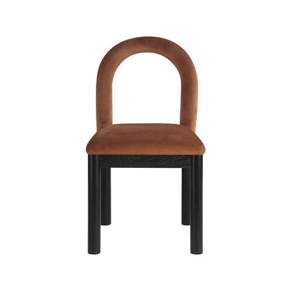 Conrad Cognac Velvet Dining Chair