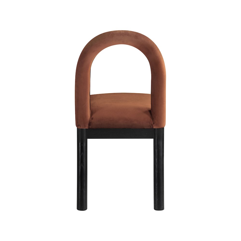 Conrad Cognac Velvet Dining Chair