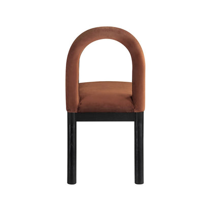 Conrad Cognac Velvet Dining Chair