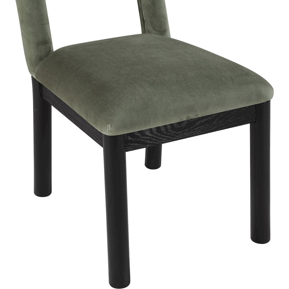 Conrad Green Velvet Dining Chair
