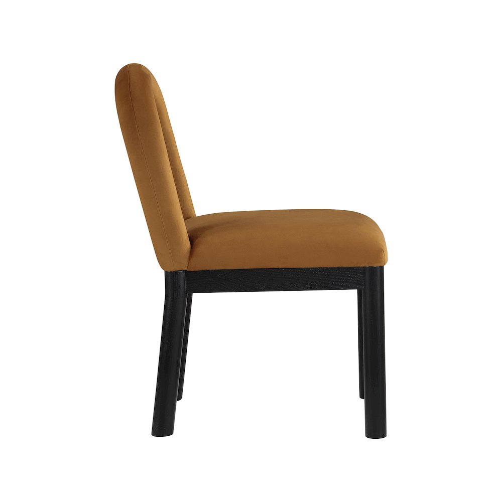 Conrad Saddle Velvet Dining Chair