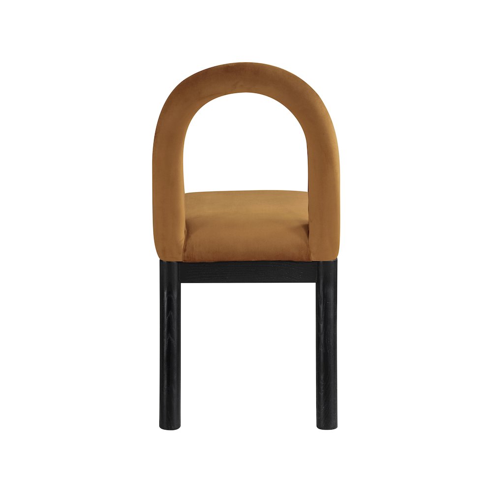 Conrad Saddle Velvet Dining Chair