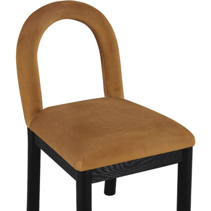 Conrad Saddle Velvet Dining Chair