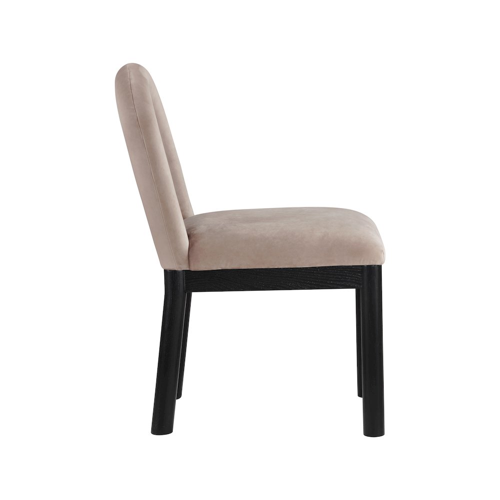 Conrad Taupe Velvet Dining Chair
