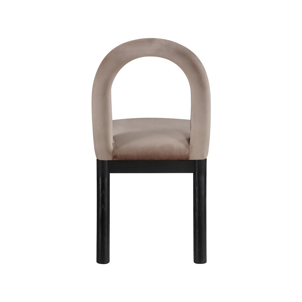 Conrad Taupe Velvet Dining Chair