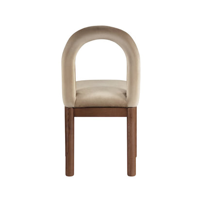 Conrad Beige Velvet Dining Chair