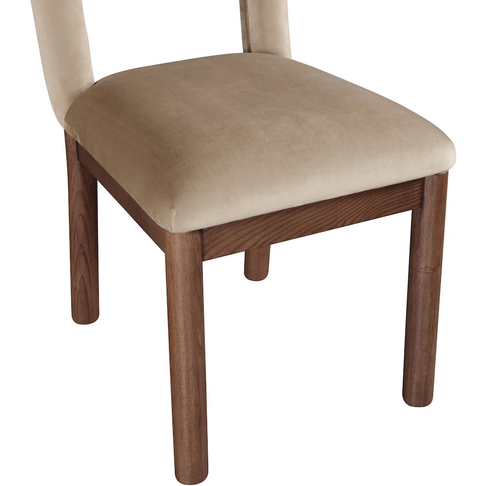 Conrad Beige Velvet Dining Chair