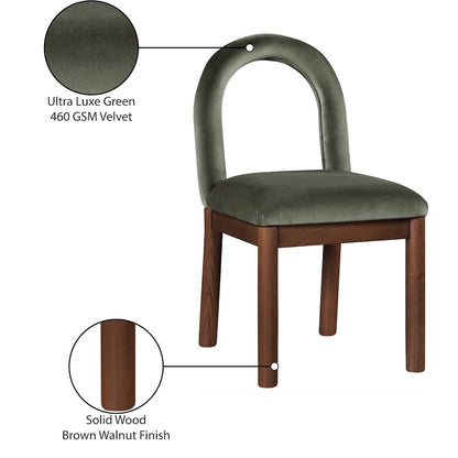 Conrad Green Velvet Dining Chair