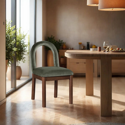 Conrad Green Velvet Dining Chair