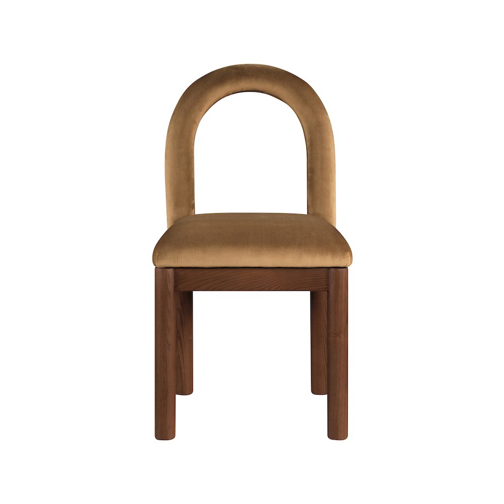 Conrad Saddle Velvet Dining Chair