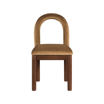 Conrad Saddle Velvet Dining Chair