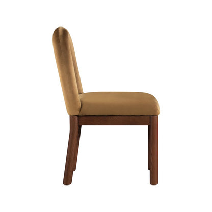 Conrad Saddle Velvet Dining Chair