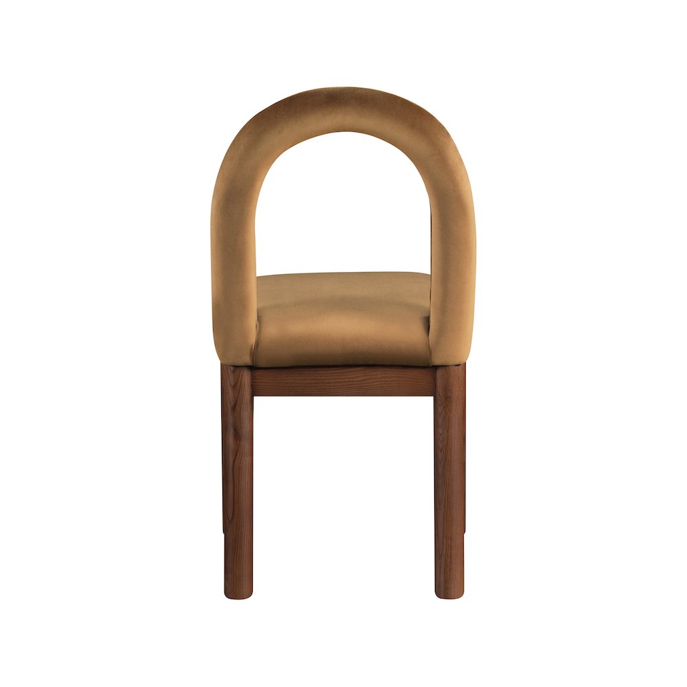 Conrad Saddle Velvet Dining Chair