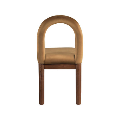Conrad Saddle Velvet Dining Chair