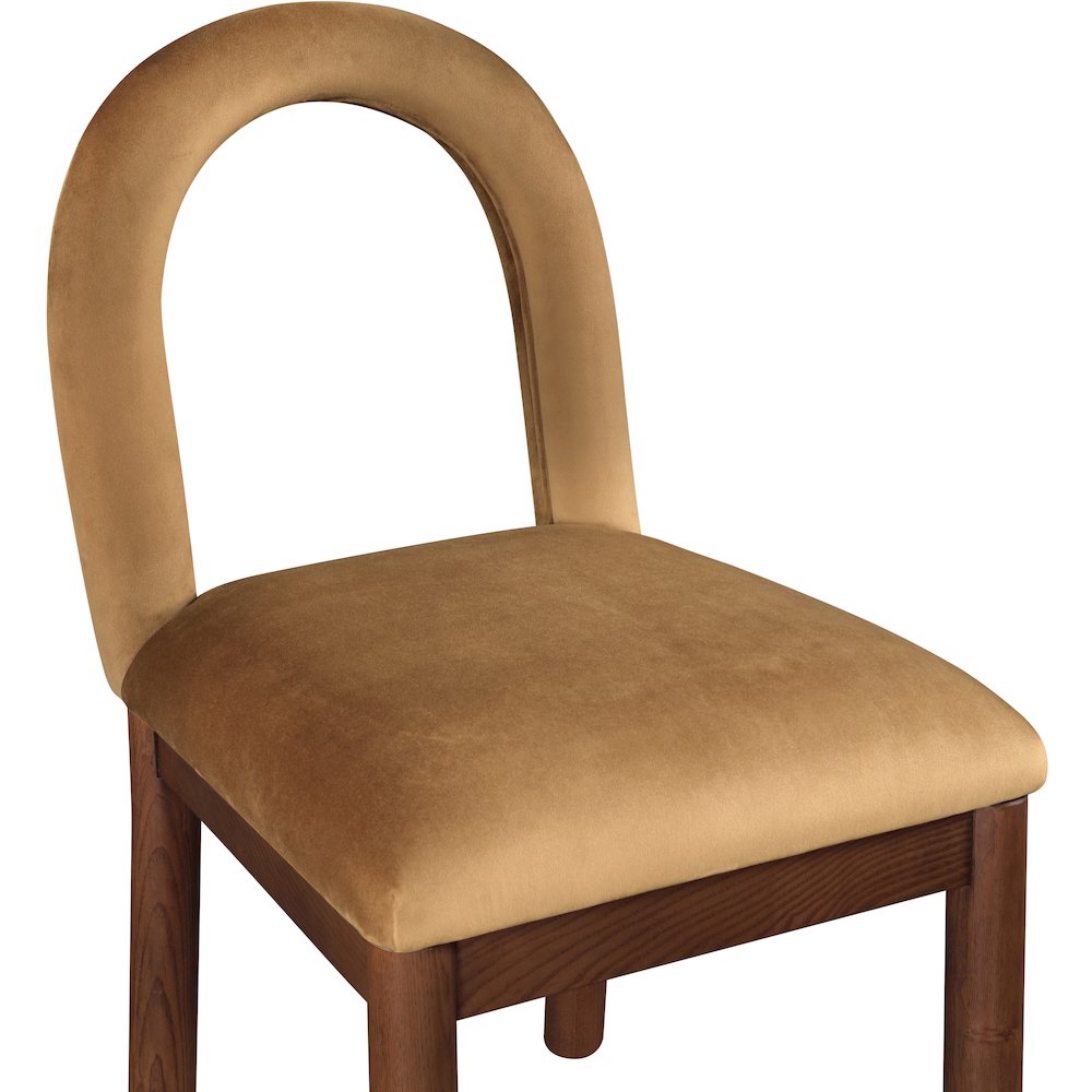 Conrad Saddle Velvet Dining Chair