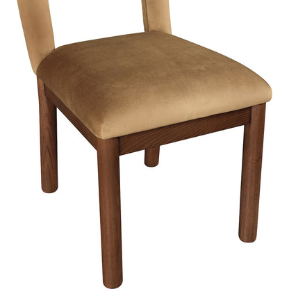 Conrad Saddle Velvet Dining Chair
