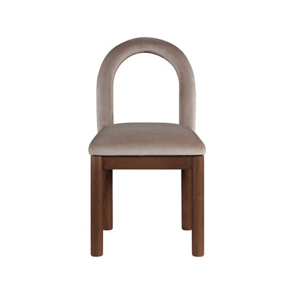 Conrad Taupe Velvet Dining Chair