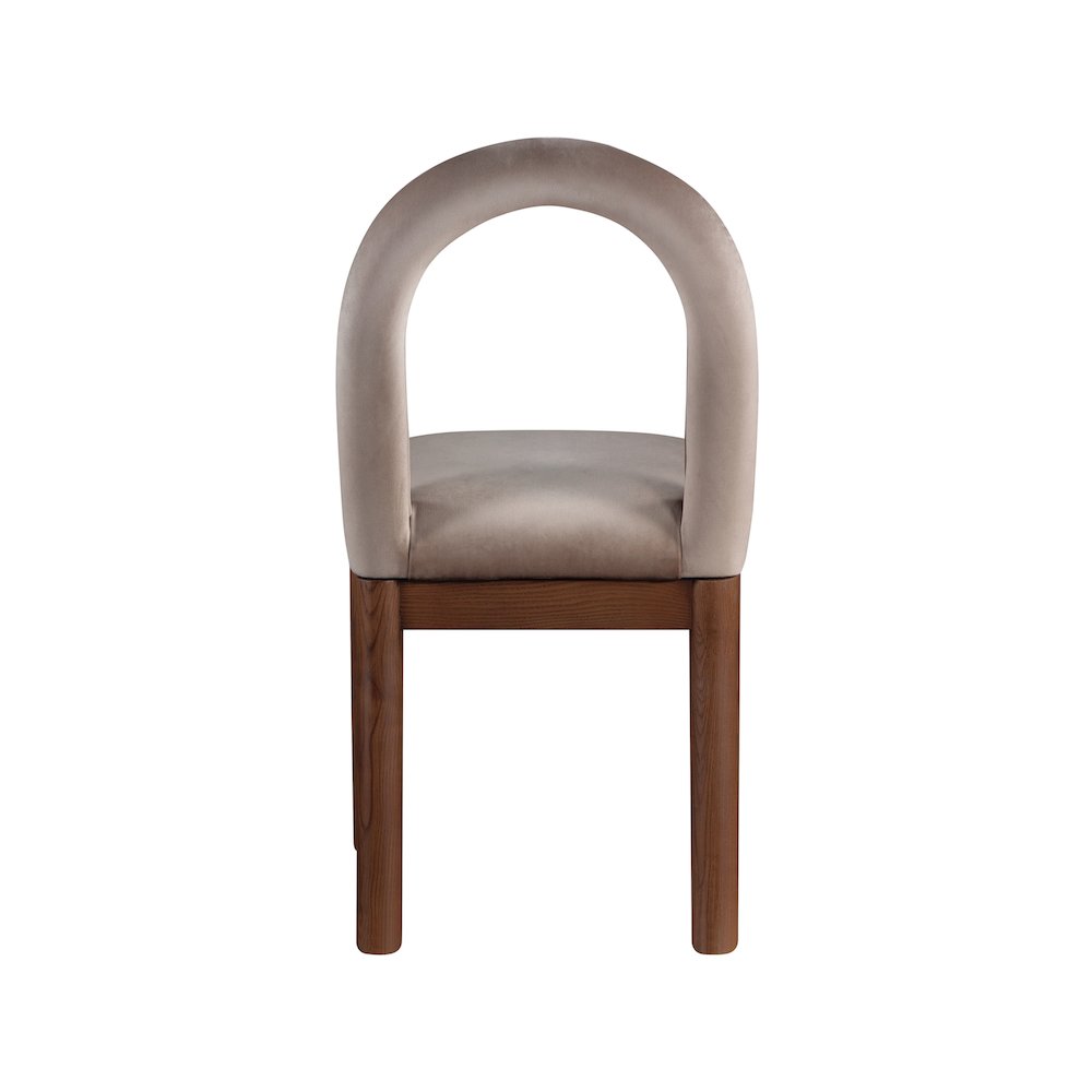 Conrad Taupe Velvet Dining Chair