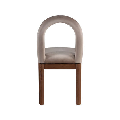 Conrad Taupe Velvet Dining Chair