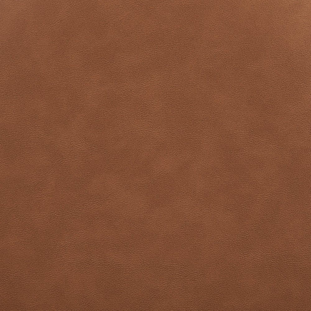Riccio Cognac Vegan Leather Upholstered Dining Side Chair, Set of 2