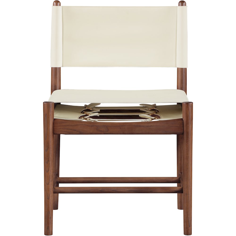 Rawlins Cream Vegan Leather Upholstered Dining Chair, Set of 2