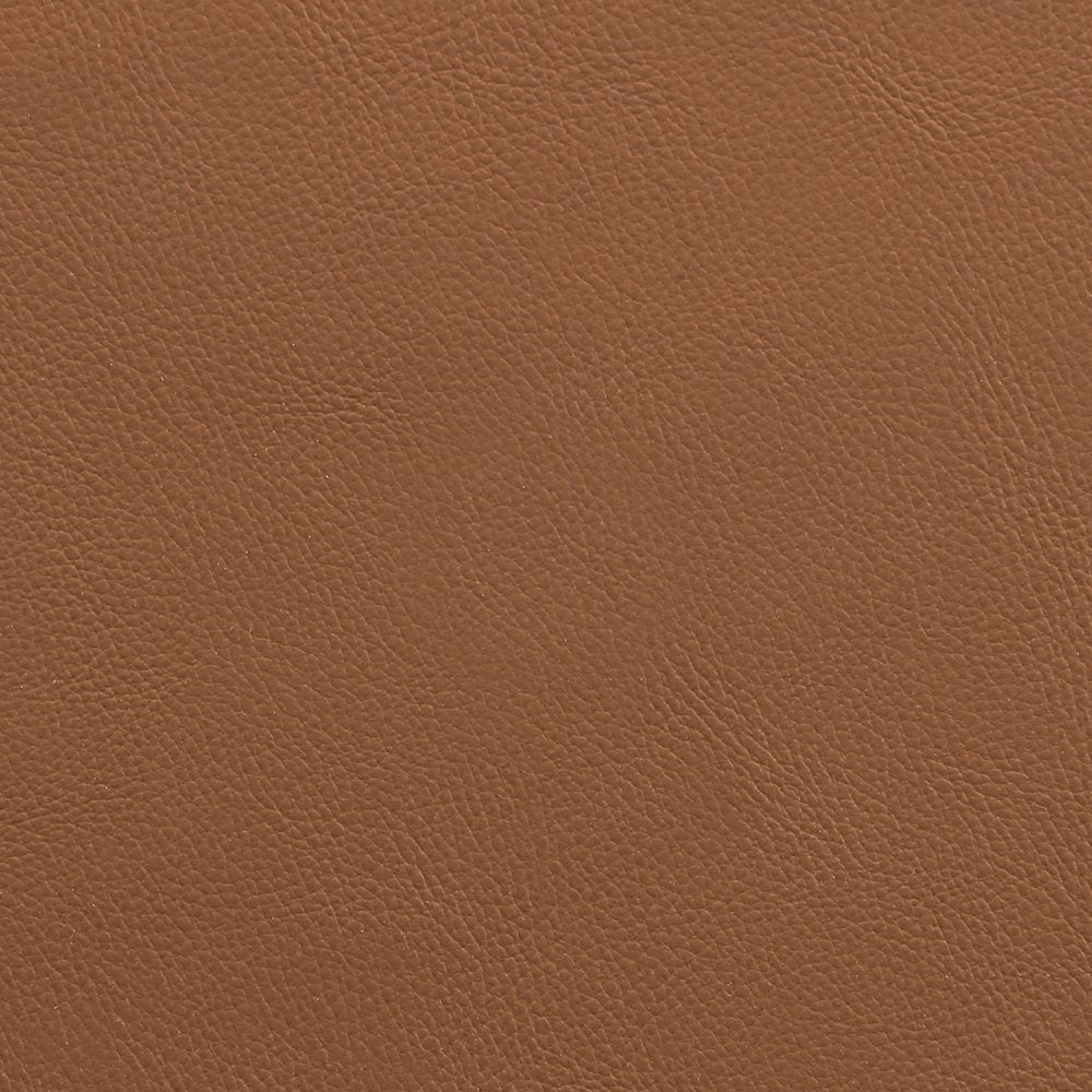 Riccio Cognac Vegan Leather Upholstered Dining Side Chair, Set of 2