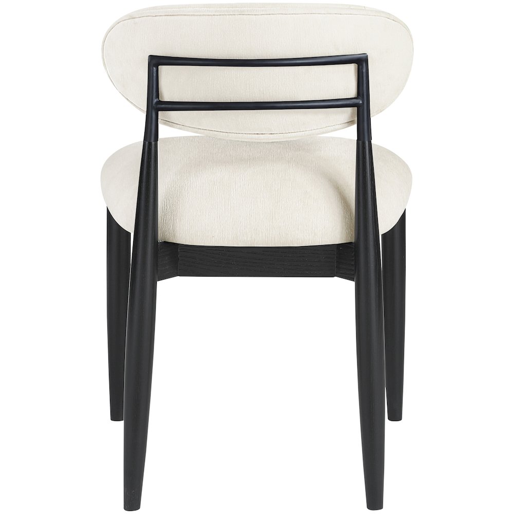 Riccio Beige Performance Fabric Upholstered Dining Side Chair, Set of 2