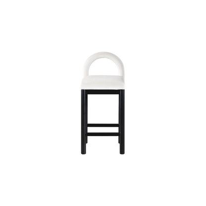 Conrad Cream Velvet Counter Stool