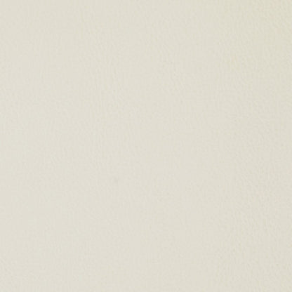 Riccio Cream Vegan Leather Upholstered Stool