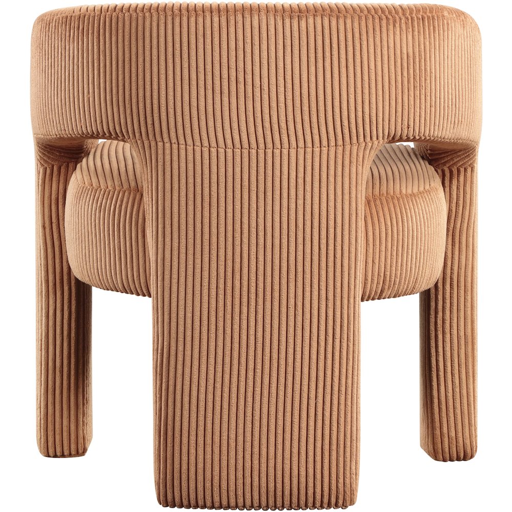 Riz Saddle Corduroy Fabric Accent/Dining Chair