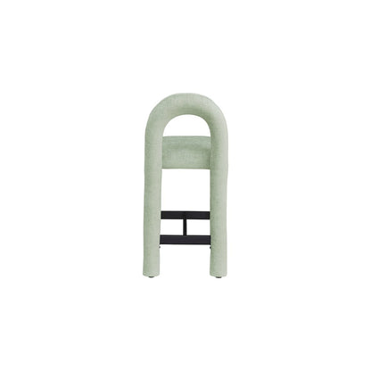 Amari Mint Chenille Fabric Stool