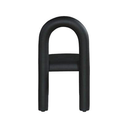 Amari Black Vegan Leather Dining Chair, Set of 2