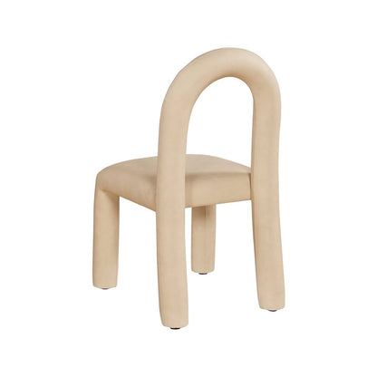 Amari Tan Vegan Leather Dining Chair, Set of 2