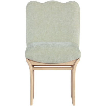 Shaw Mint Chenille Fabric Upholstered Dining Chair