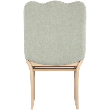 Shaw Mint Chenille Fabric Upholstered Dining Chair