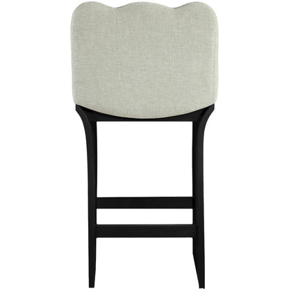 Shaw Mint Chenille Fabric Upholstered Counter Stool
