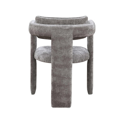 Brenda Grey Chenille Fabric Dining Chair, Set of 2