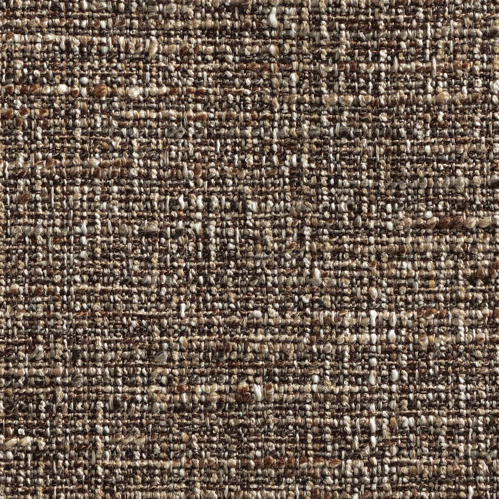 Roundhill Brown Linen Textured Fabric Upholstered Counter Stool
