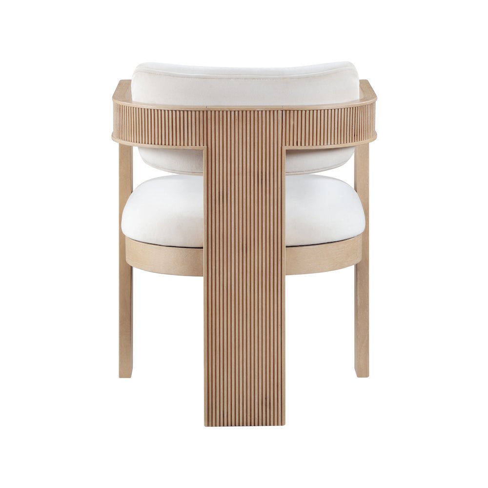 Sacha Cream Velvet Dining Chair, Set of 2