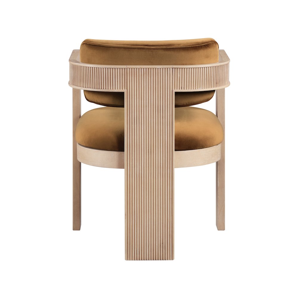 Sacha Saddle Velvet Dining Chair, Set of 2