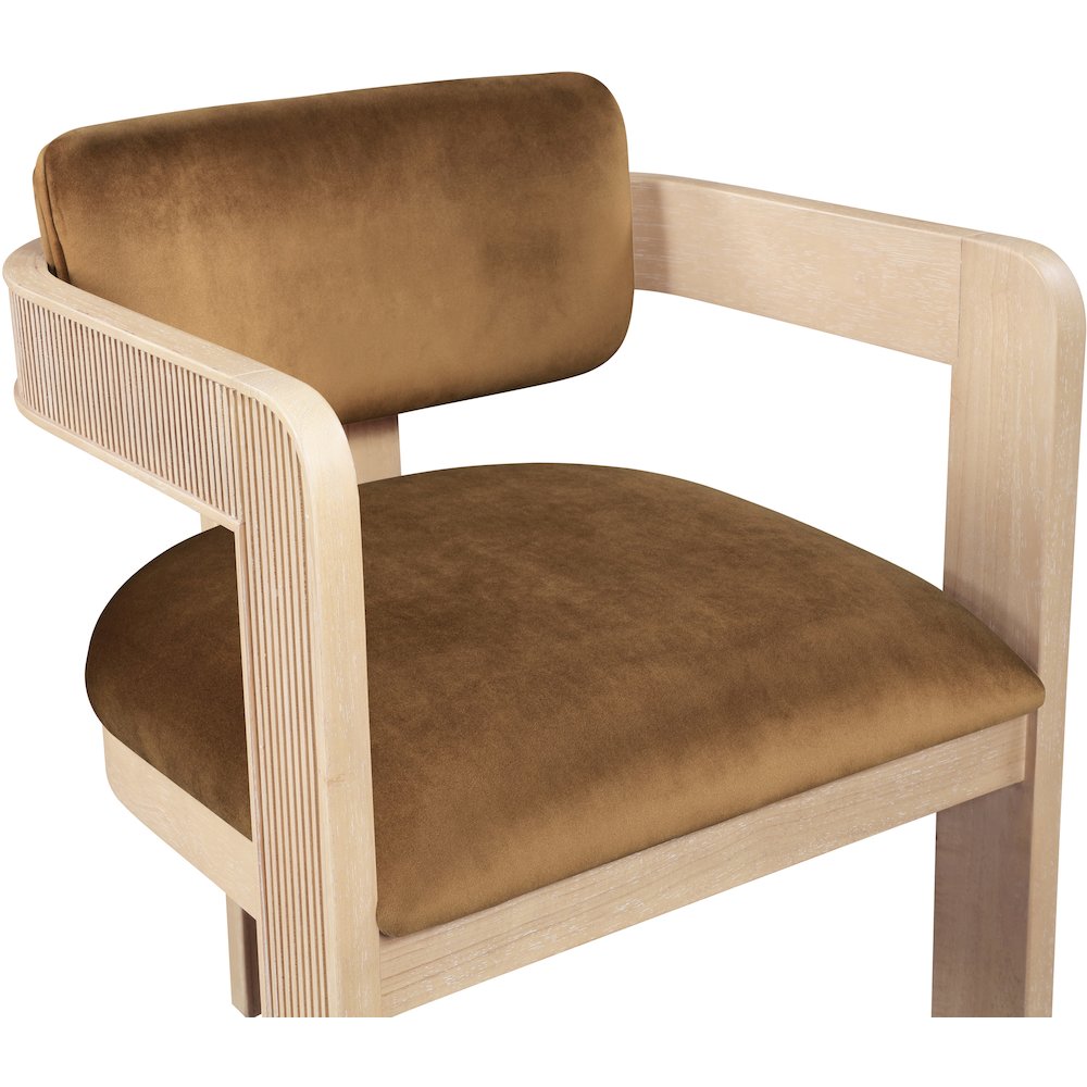 Sacha Saddle Velvet Dining Chair, Set of 2