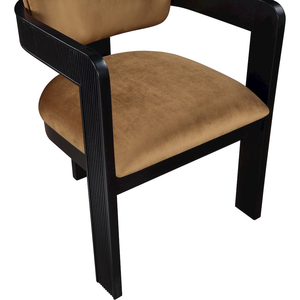 Sacha Saddle Velvet Dining Chair, Set of 2