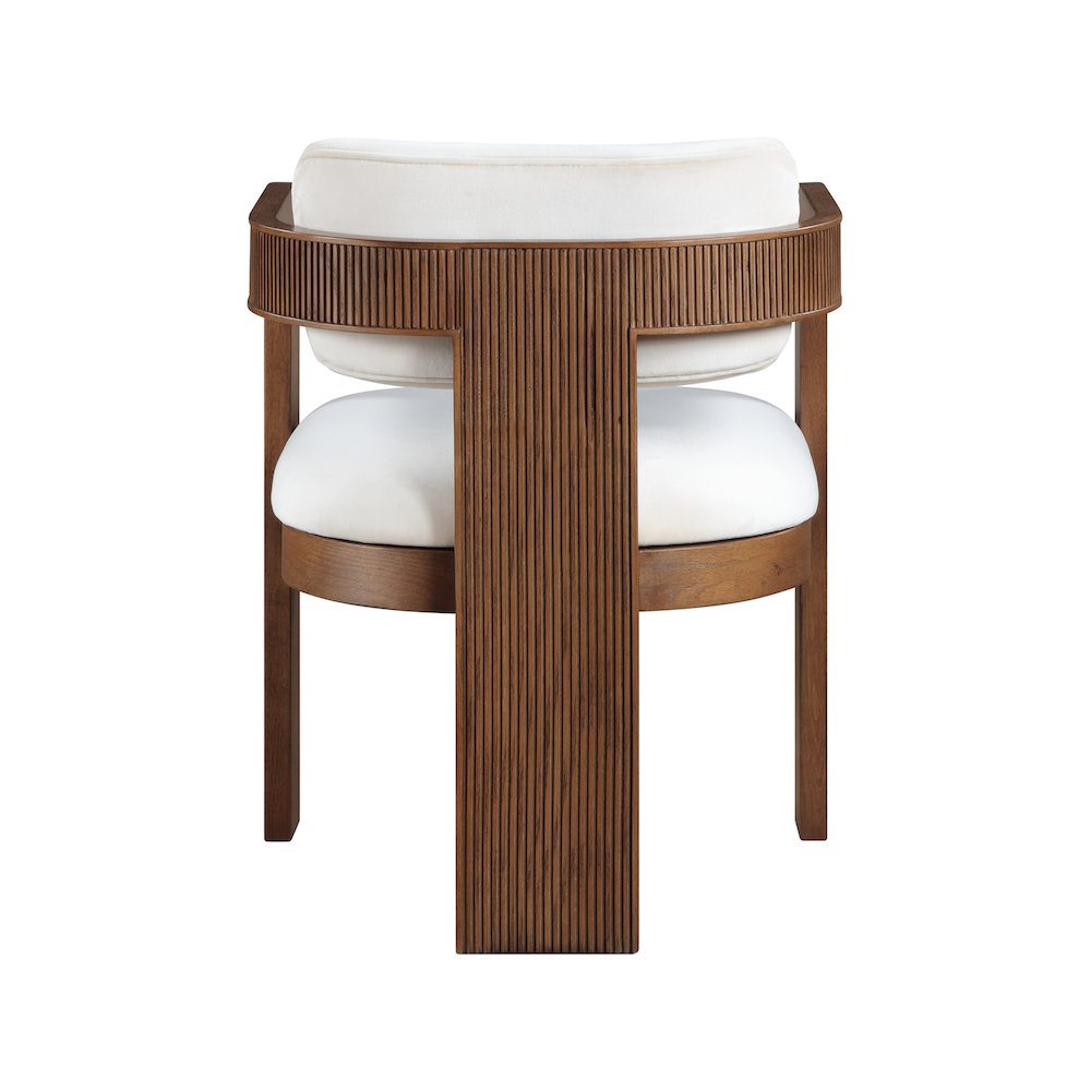 Sacha Cream Velvet Dining Chair, Set of 2