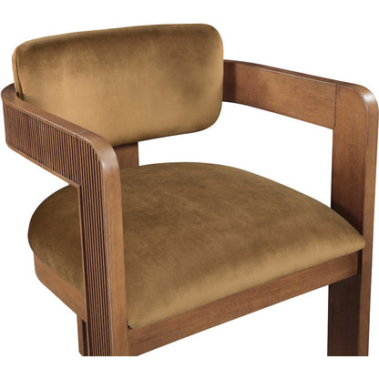 Sacha Saddle Velvet Dining Chair, Set of 2