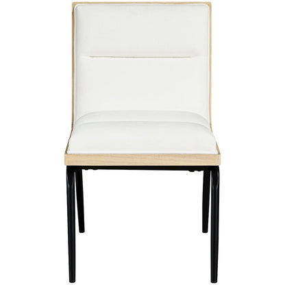 Viceroy Cream Fabric Upholstered Dining Chair, Set of 2