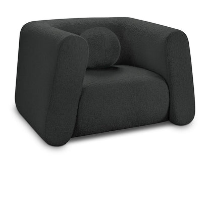 Abbington Black Boucle Fabric Chair