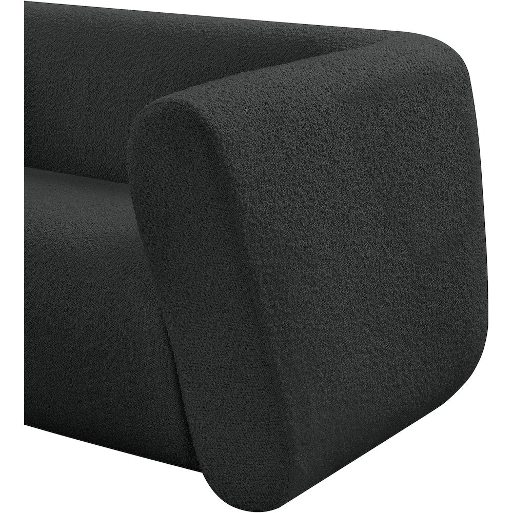 Abbington Black Boucle Fabric Chair