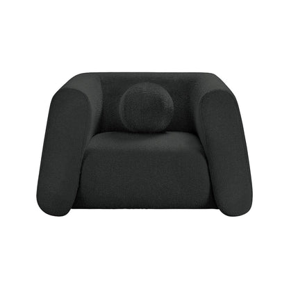 Abbington Black Boucle Fabric Chair