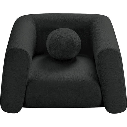 Abbington Black Boucle Fabric Chair